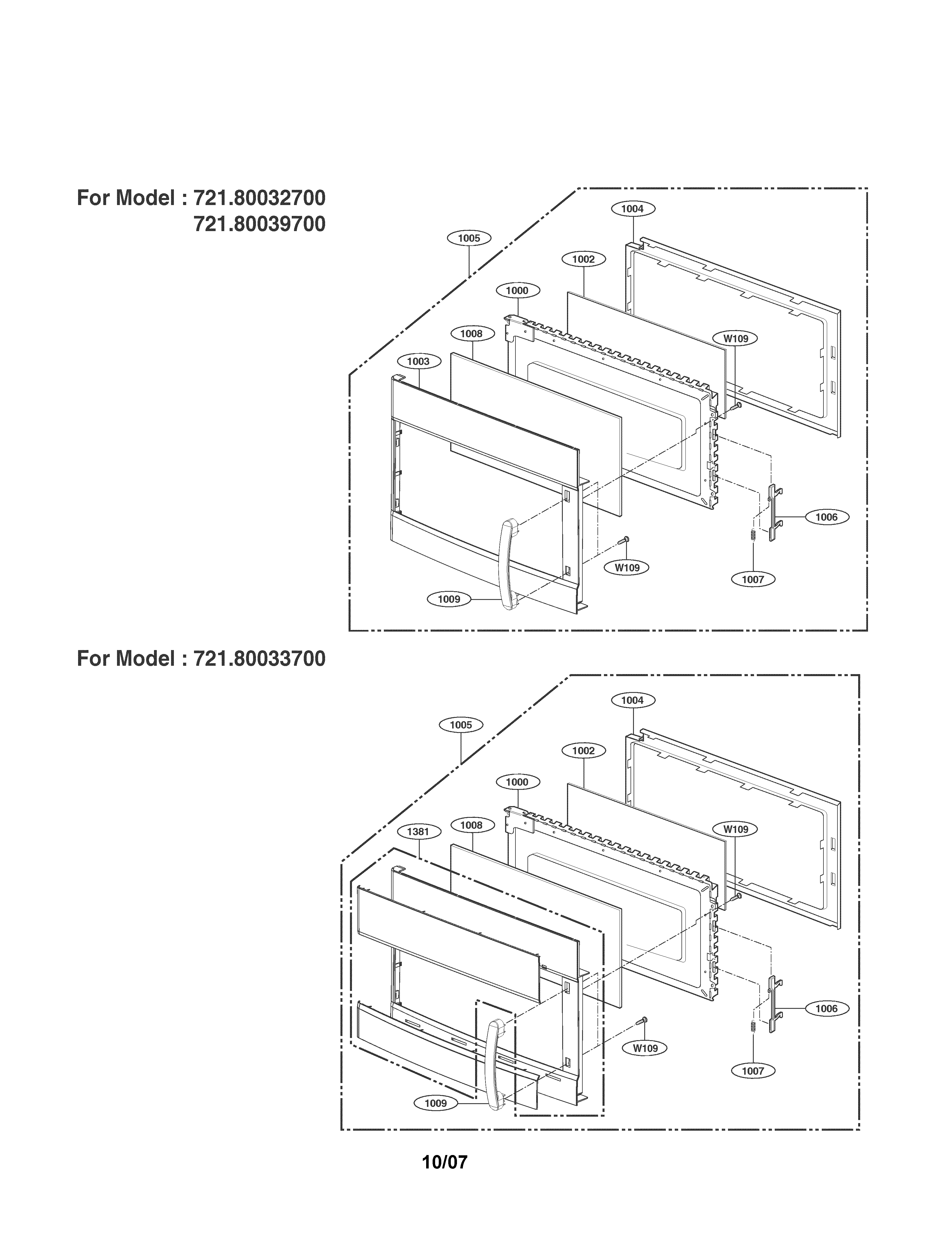 User manuals of Kenmore 72180599400 microwave repair and