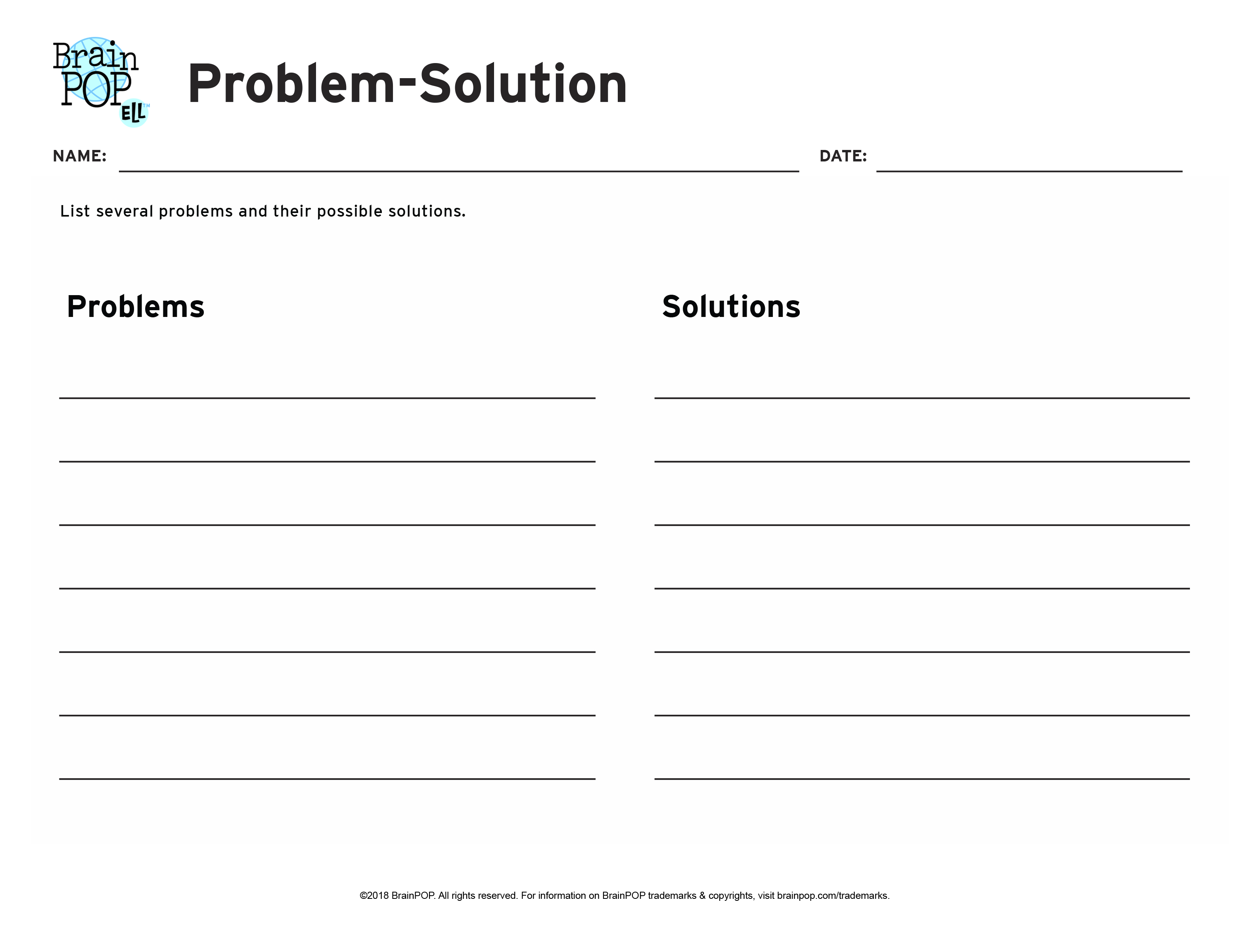 Research Paper Notes Graphic Organizer PDF