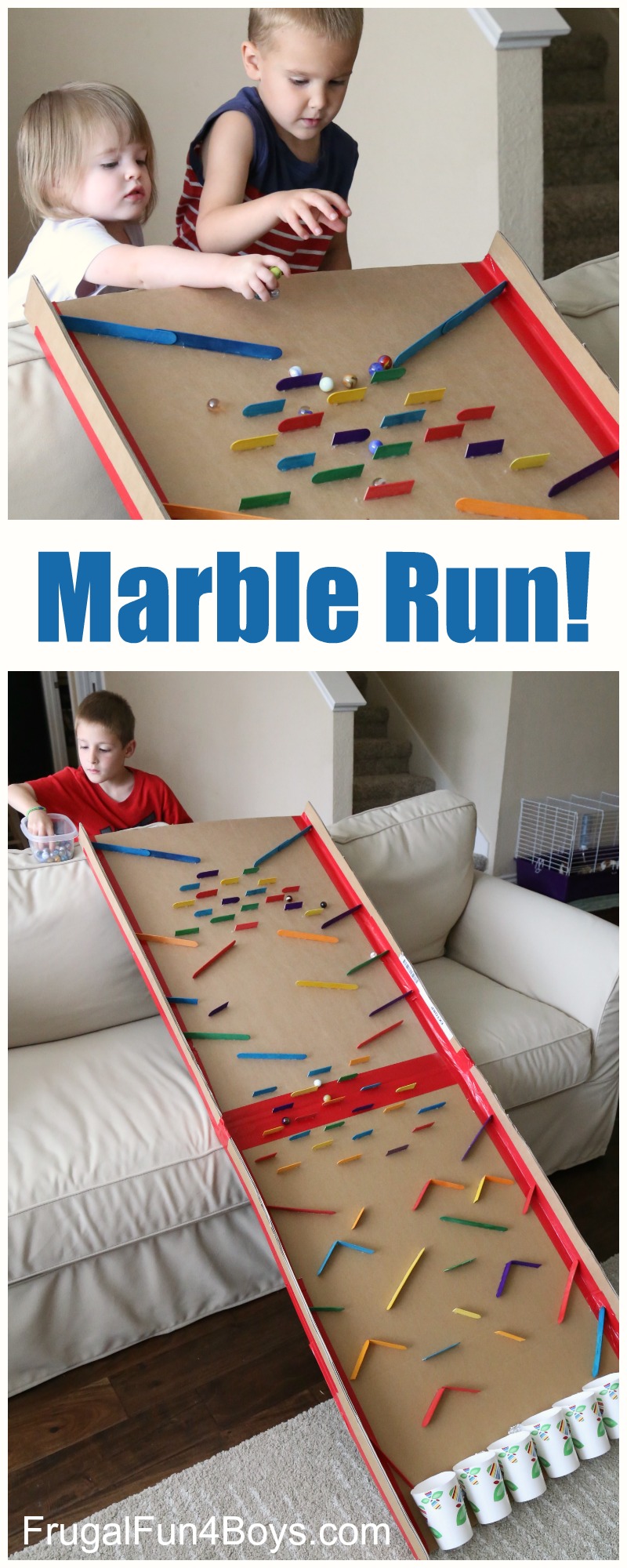 Make a DIY Marble Run for your Refrigerator The Maker Mom