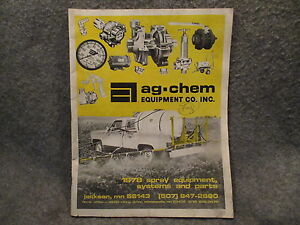 Ag Chem factory parts catalogs and service manuals