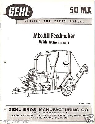 Gehl 170 Mix-All Parts Workshop Service Repair Manual