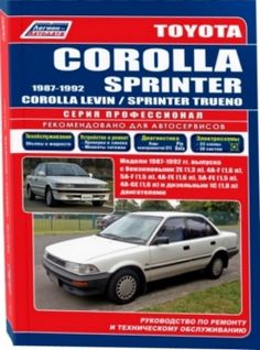 [1c34f8] Toyota Corolla Levin Owners Manual