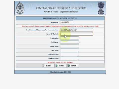 Service Tax Registration