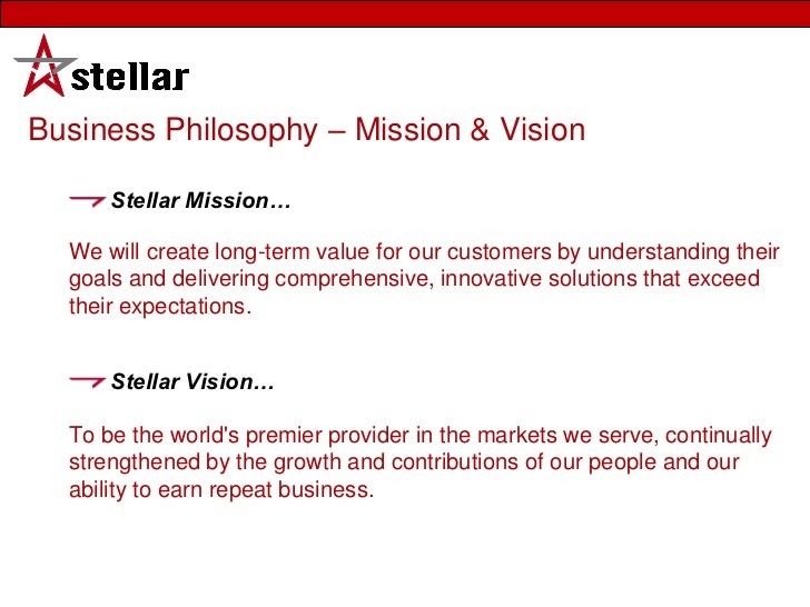 Vision/Mission/Values Presto Products Company