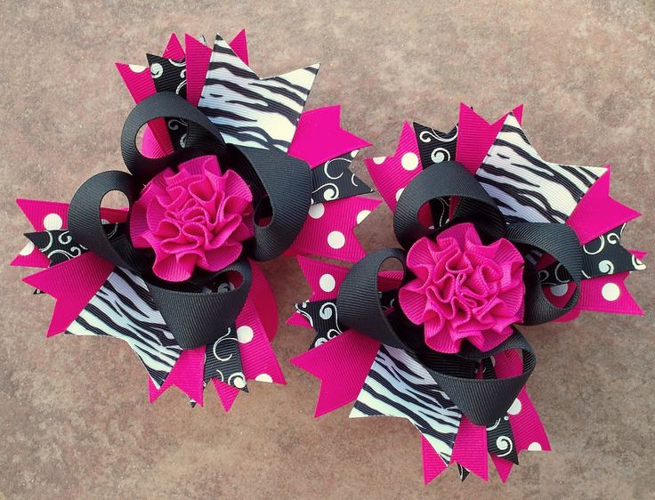 How to Make Sports Hair Bows DIY Inspired