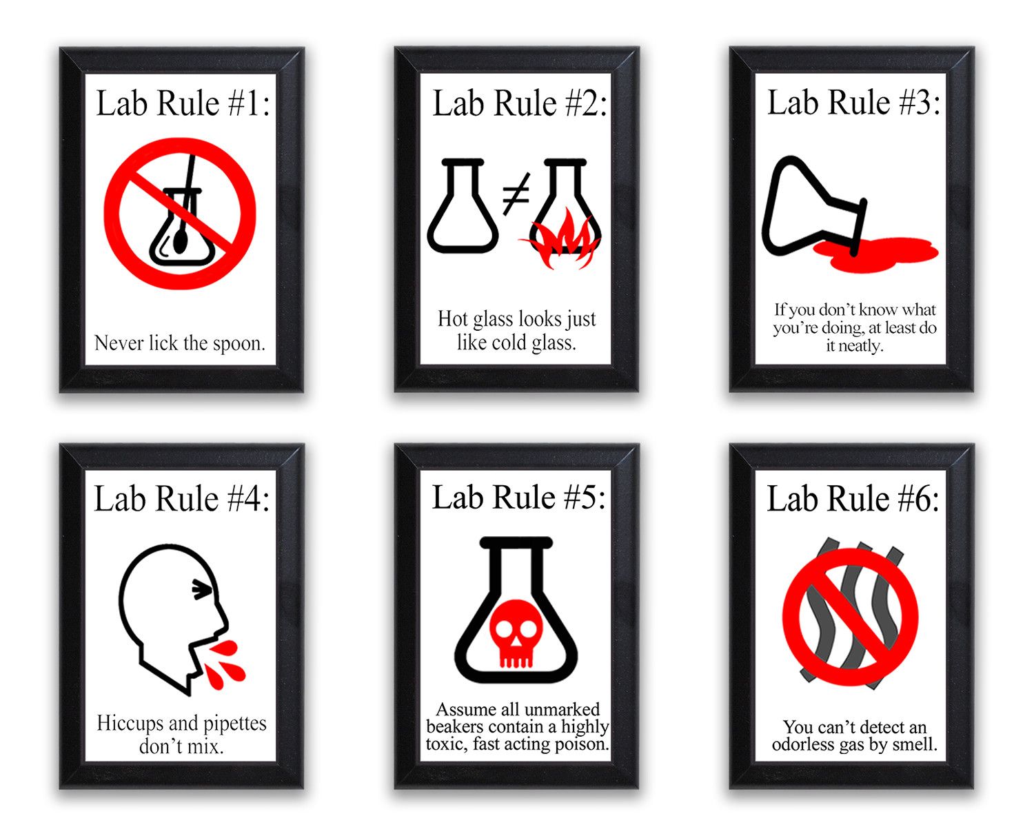 Chemistry Laboratory Safety Rules