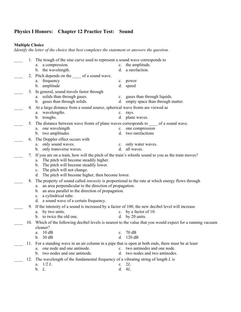 Free Physics Review Questions And Answers PDF