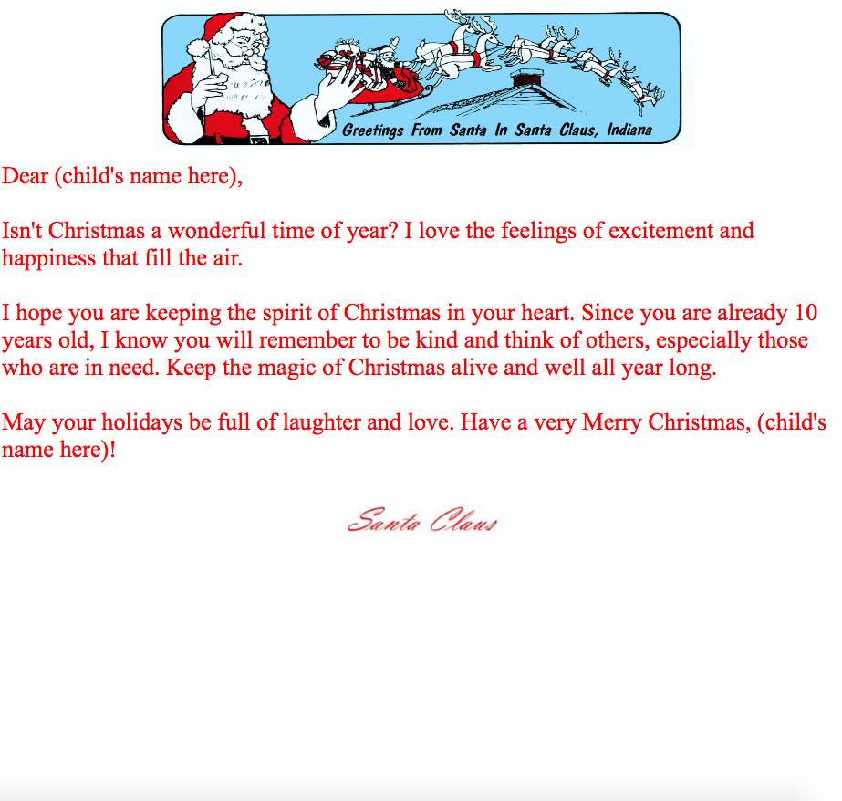 39 Free Letter to Santa Templates for Children The