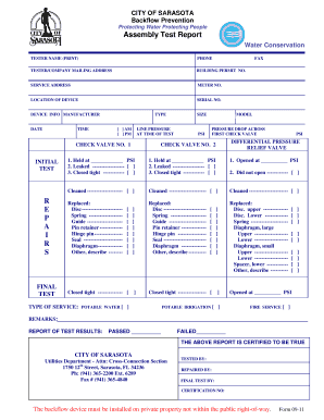 Backflow E-Report User Manual Gwinnett County Georgia